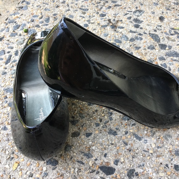 Cole Haan Air Tali 8B Black Patent Leather  Wedge - Picture 6 of 8